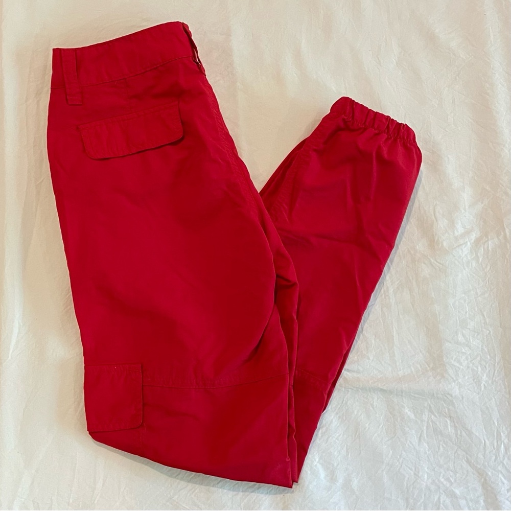 NINTH HALL Talia Red Parachute Pants